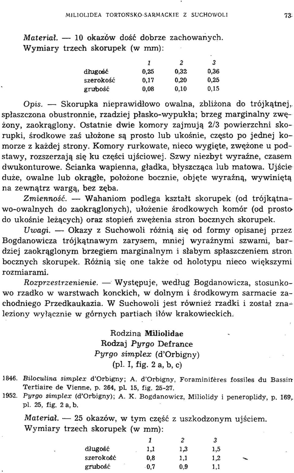 spłaszczona obustronnie, rzadziej płasko-wypukła; brzeg marginalny zwężony, zaokrąglony.