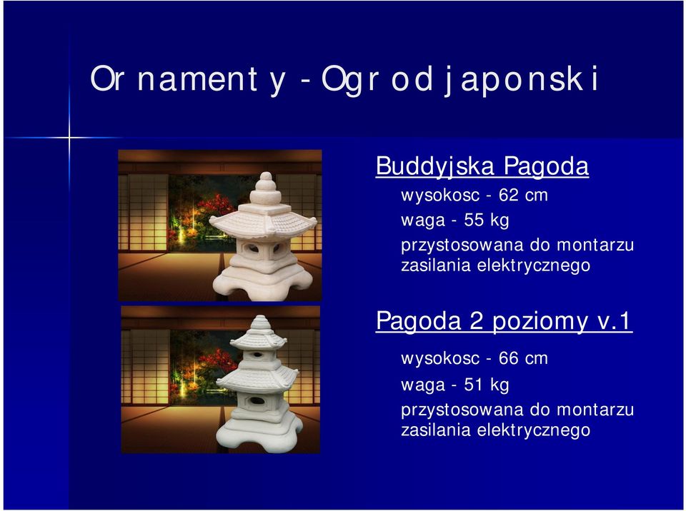 elektrycznego Pagoda 2 poziomy v.