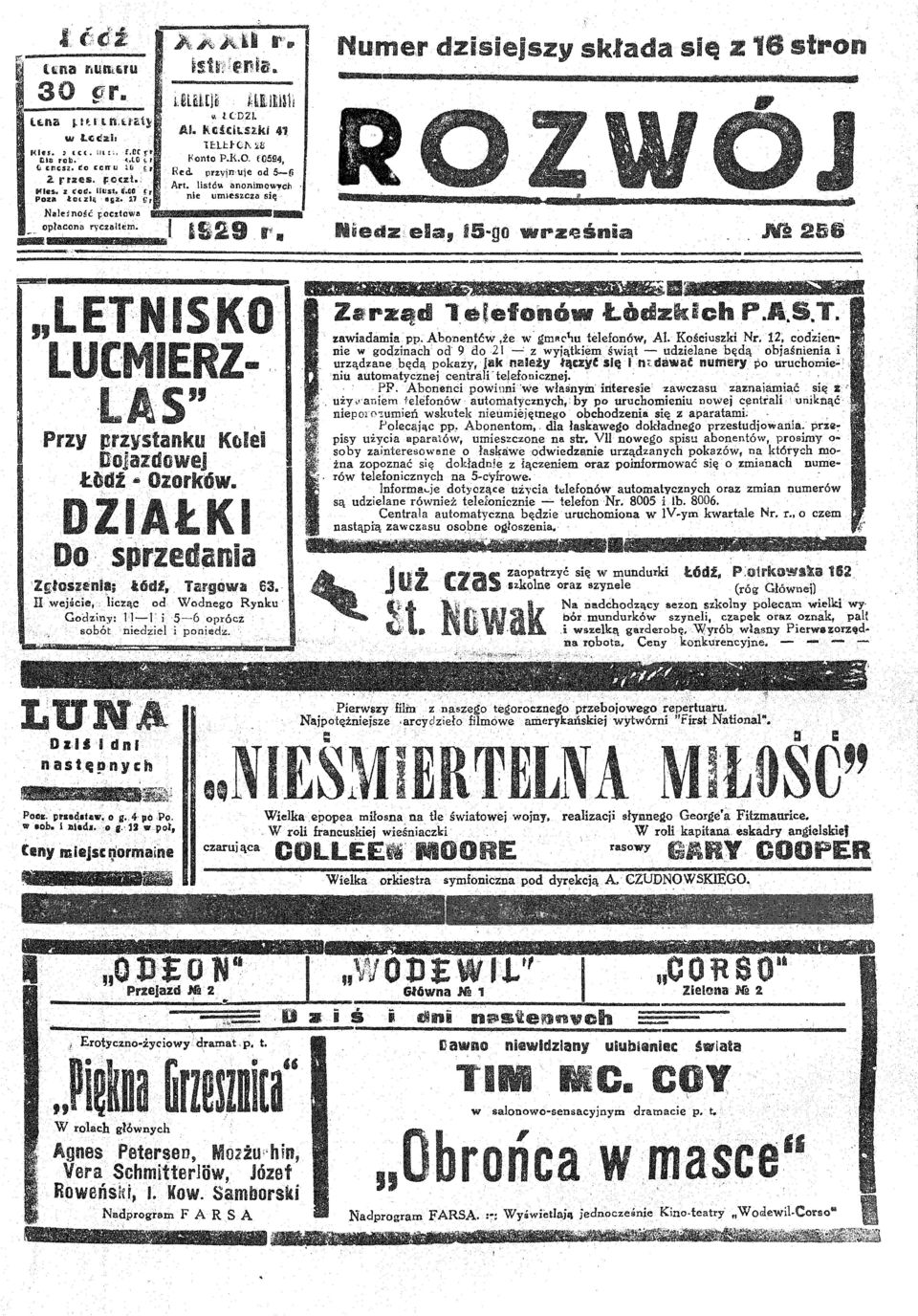 27 g, nie \mj(~szcza się Nale:i ność p oeltowa i_all~" -_li\lbi opłacona rvc2shem., 1M S & 1" F, iedz;o.ela, t5-go wrz-aśnia akta a sict - '1.:.... ":'"""""............---.