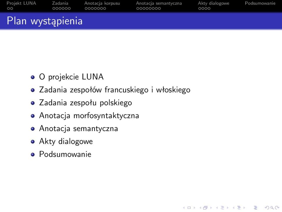 zespołu polskiego Anotacja morfosyntaktyczna