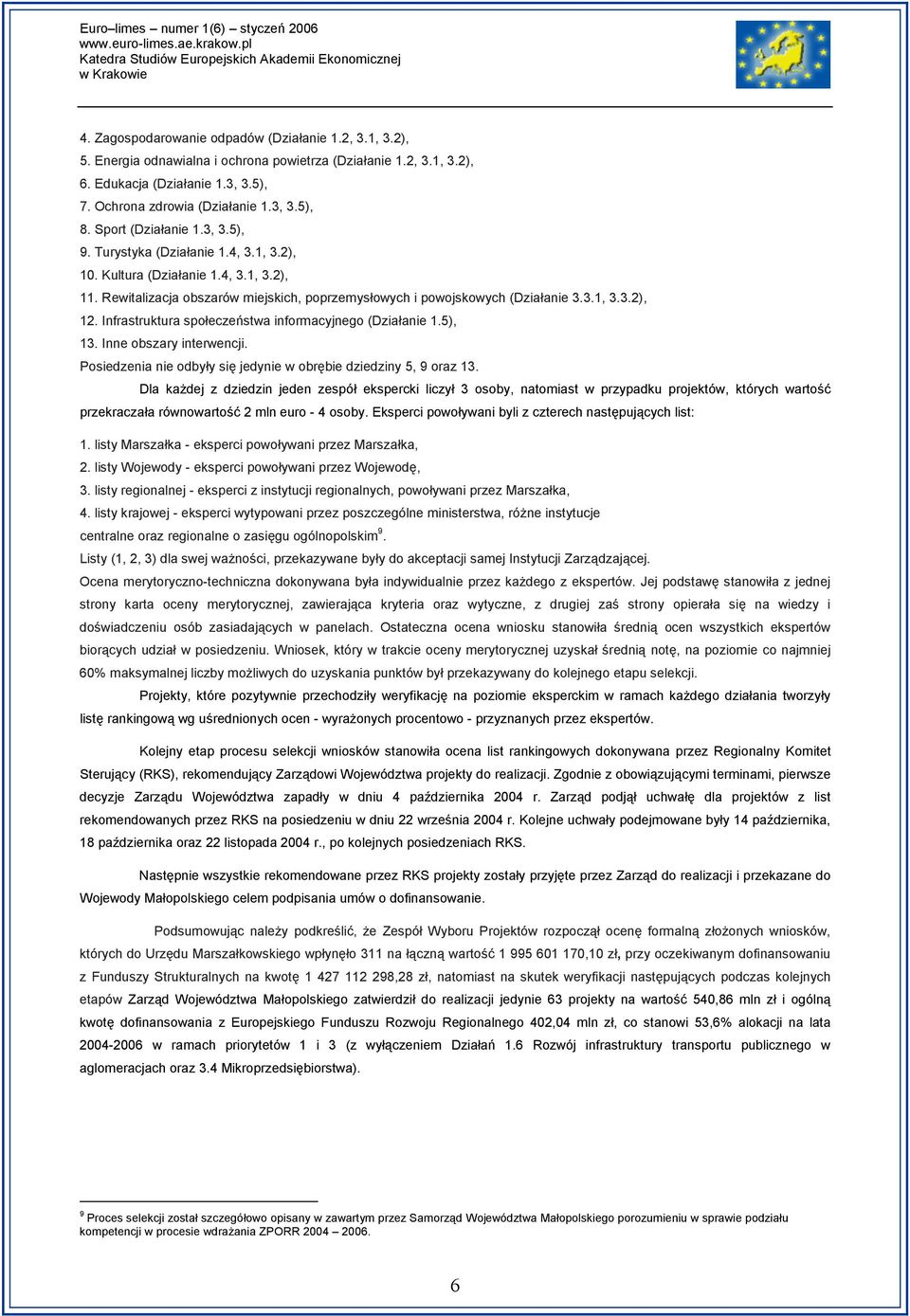 Infrastruktura społeczeństwa informacyjnego (Działanie 1.5), 13. Inne obszary interwencji. Posiedzenia nie odbyły się jedynie w obrębie dziedziny 5, 9 oraz 13.