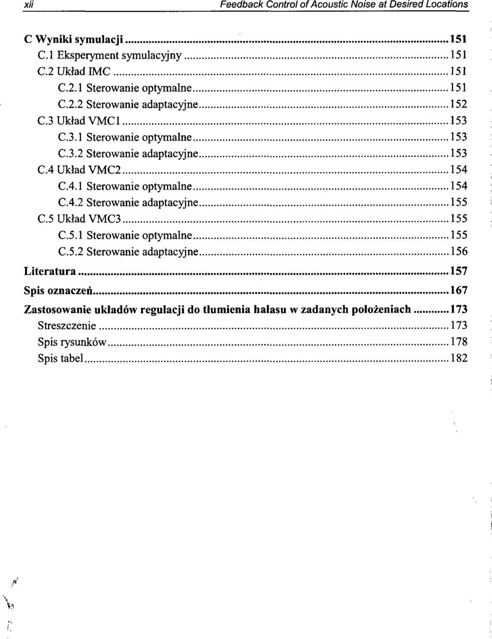 4.2 Sterowanie adaptacyjne 155