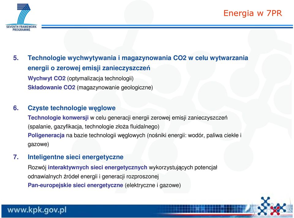 (magazynowanie geologiczne) 6.