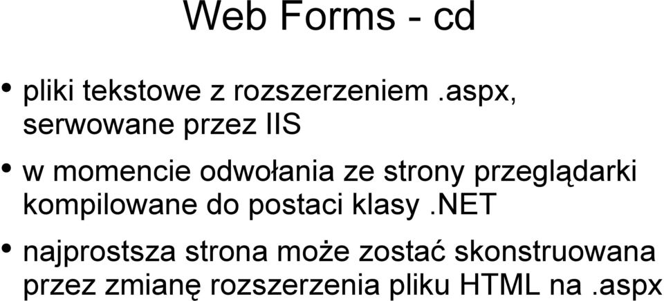 przeglądarki kompilowane do postaci klasy.