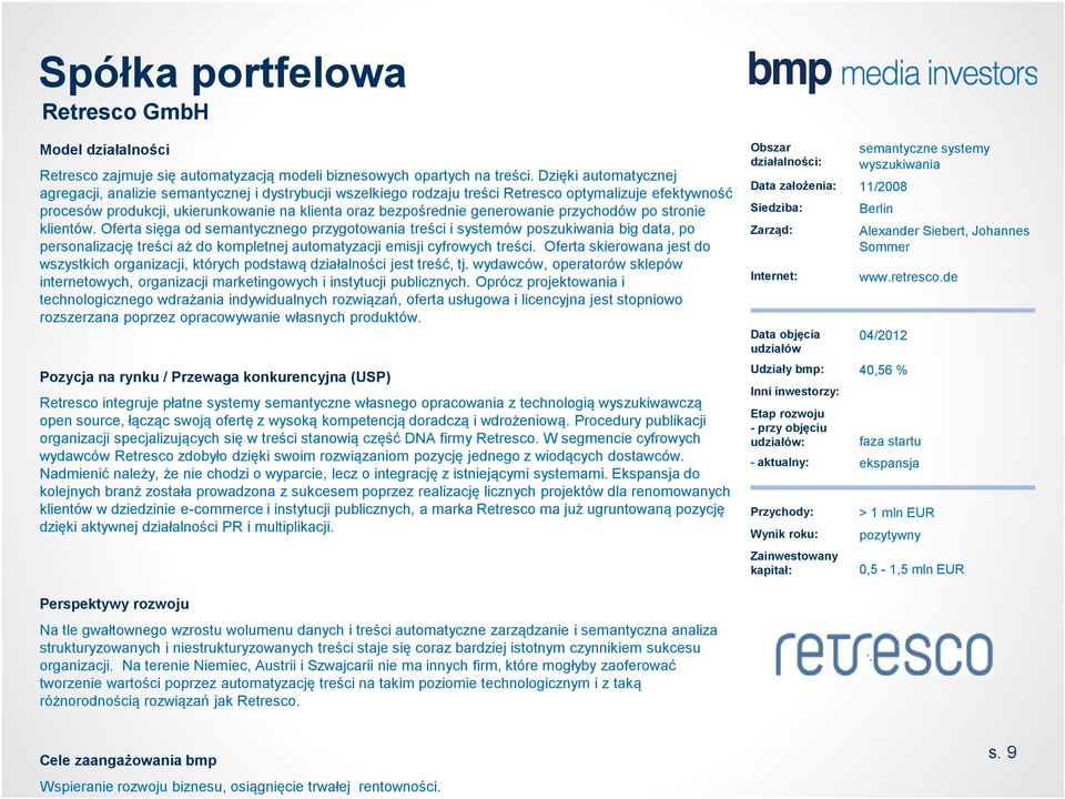 generowanie przychodów po stronie klientów.