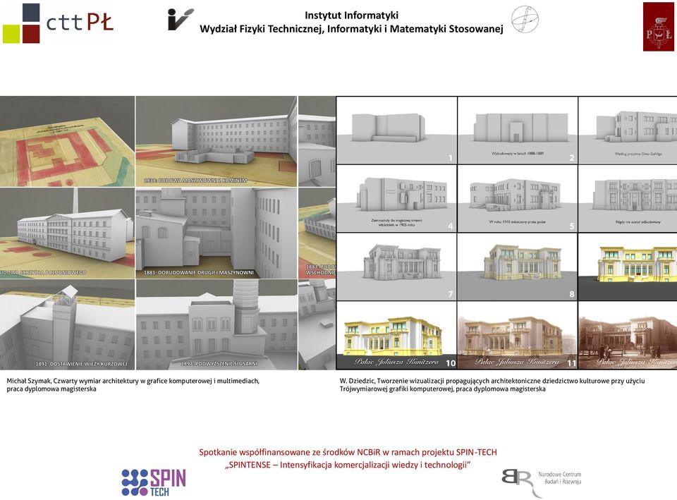 Dziedzic, Tworzenie wizualizacji propagujących architektoniczne