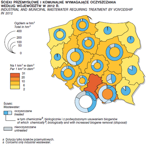 Kartodiagram W wyniku połączenia mapy z wykresami powierzchniowymi