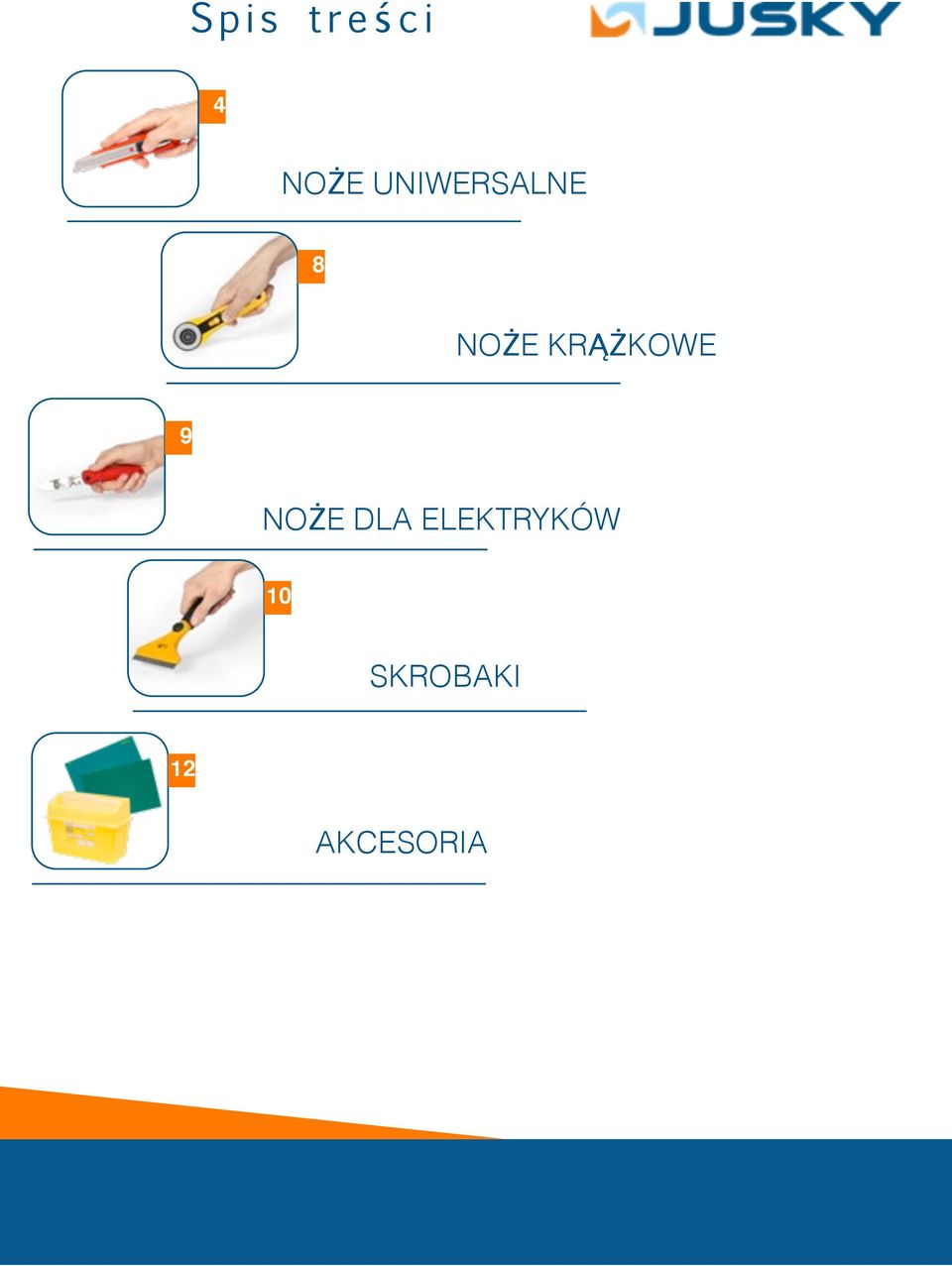 KRĄŻKOWE 9 NOŻE DLA