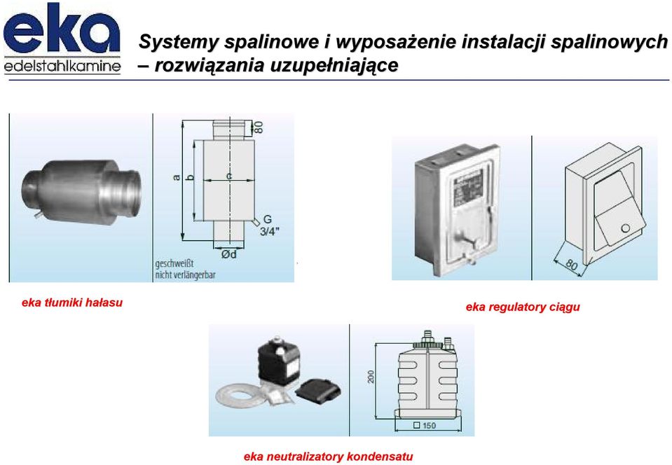 tłumiki hałasu asu eka