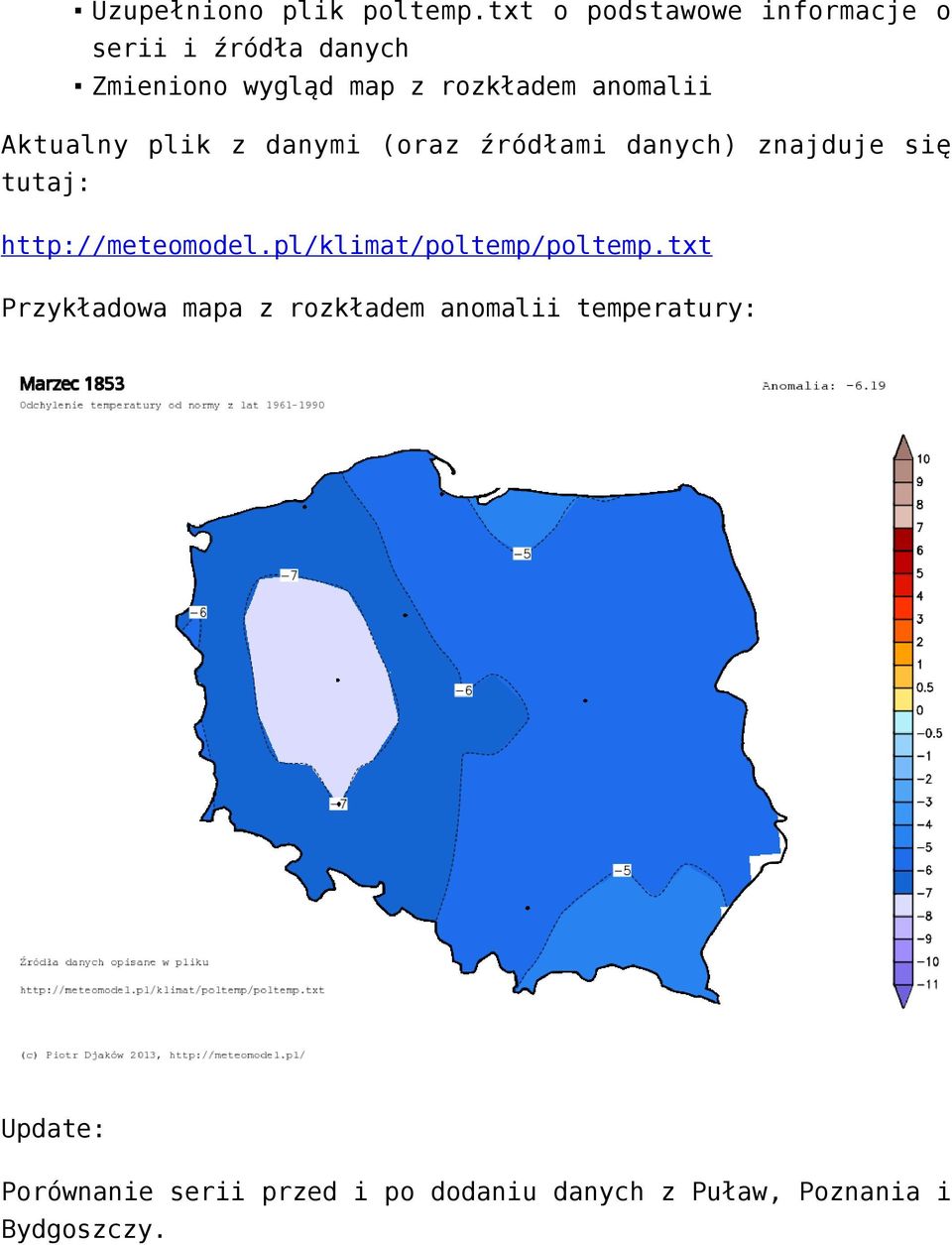 anomalii Aktualny plik z danymi (oraz źródłami danych) znajduje się tutaj: