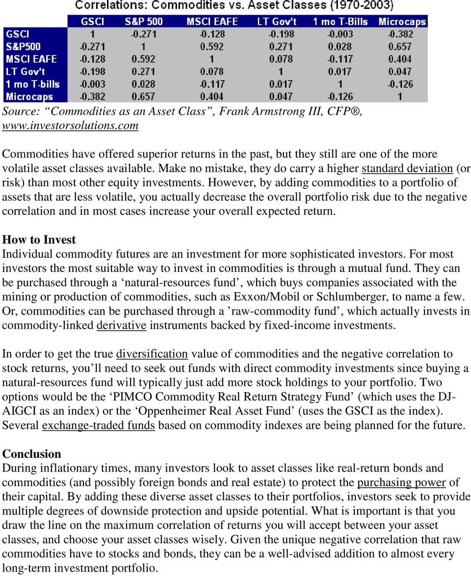 Make no mistake, they do carry a higher standard deviation (or risk) than most other equity investments.