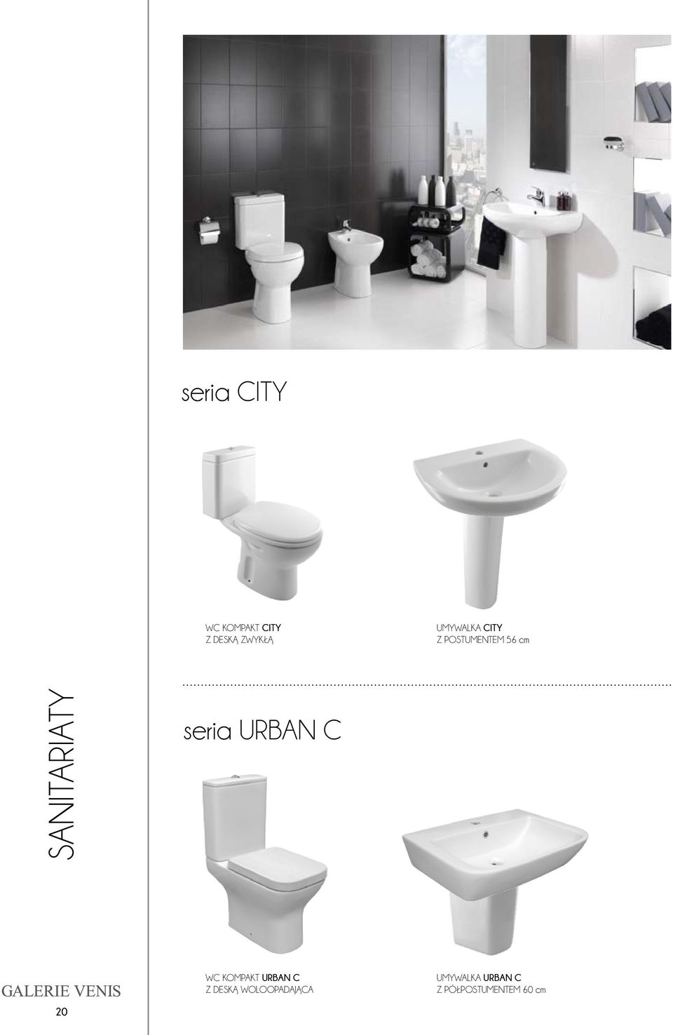 seria URBAN C WC KOMPAKT URBAN C Z DESKĄ