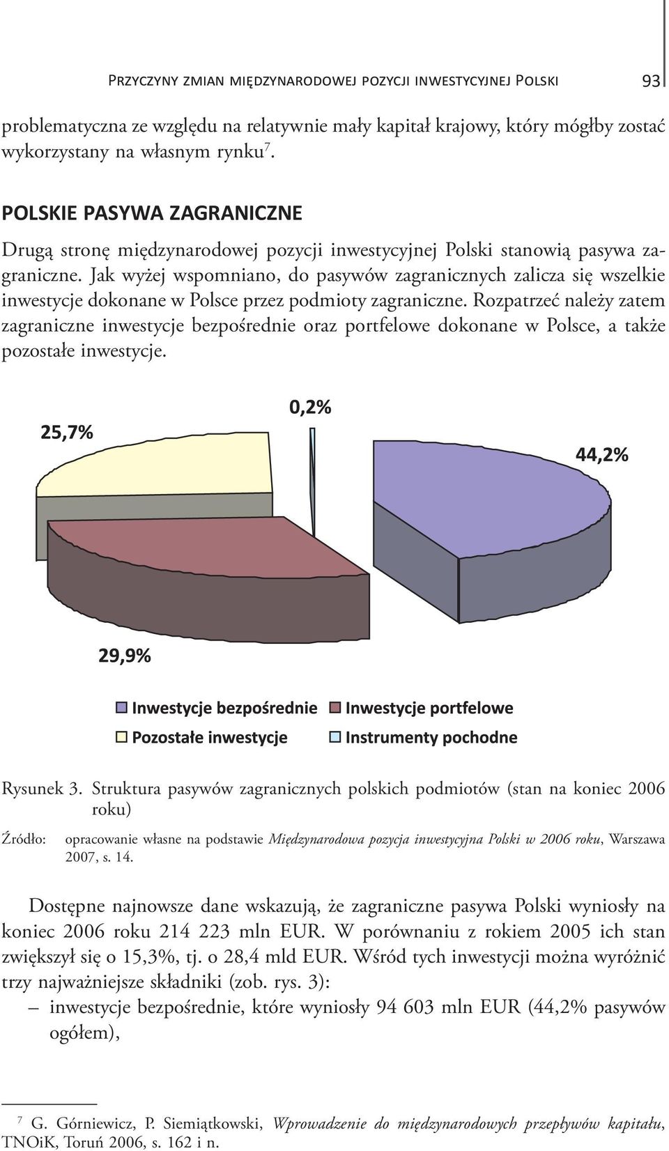 Jak wyżej wspomniano, do pasywów zagranicznych zalicza się wszelkie inwestycje dokonane w Polsce przez podmioty zagraniczne.