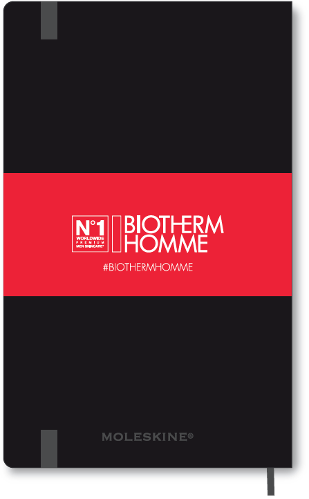 Projekty Biotherm International - Francja Okazja: Jubileusz Produkt: Klasyczny notatnik