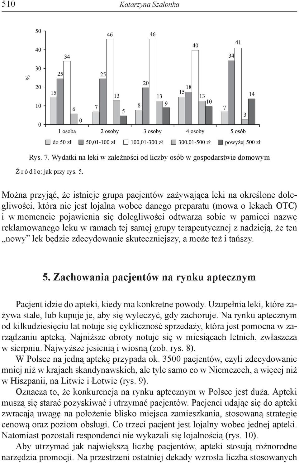 odtwarza sobie w pamięci nazwę reklamowanego leku w ramach tej samej grupy terapeutycznej z nadzieją, że ten nowy lek będzie zdecydowanie skuteczniejszy, a może też i tańszy. 5.