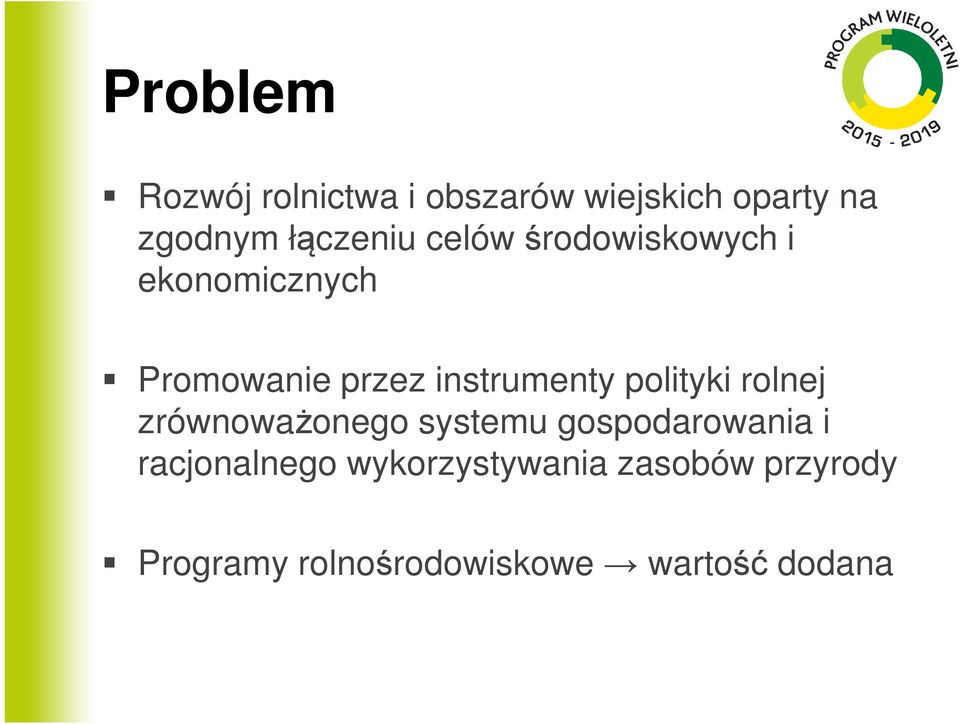 instrumenty polityki rolnej zrównoważonego systemu gospodarowania i