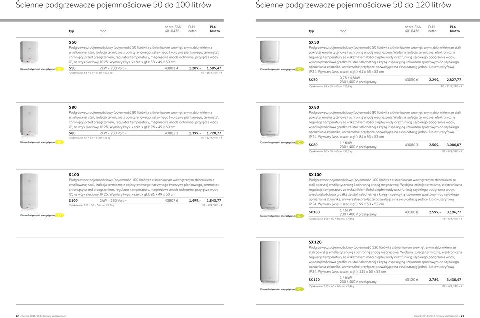 wtyk sieciowy, IP 25. Wymiary (wys. x szer. x gł.): 58 x 49 x 50 cm S 50 2 kw 230 Volt ~ 43801 4 1.289, 1.