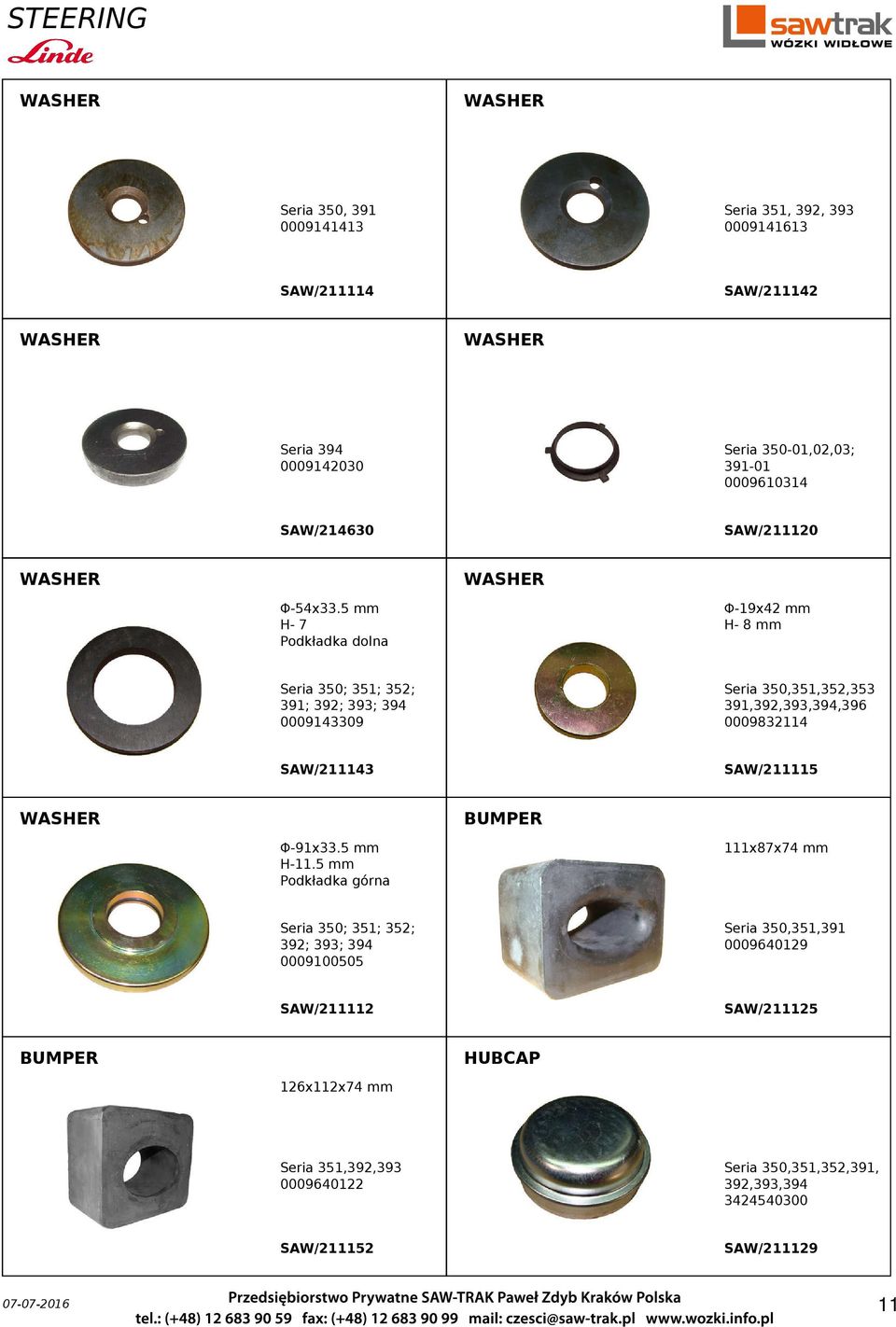 5 mm Podkładka górna Seria 350-01,02,03; 391-01 0009610314 SAW/211120 Φ-54x33.