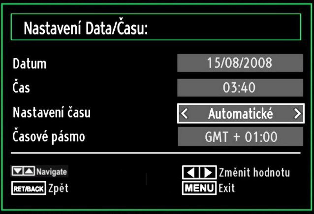 Dostupné jsou následující možnosti: Začít dříve (*) Použitím této funkce nastavíte zahájení časovače, aby začal nahrávat dříve. (*) Možnosti, dostupné jen pro země EU.