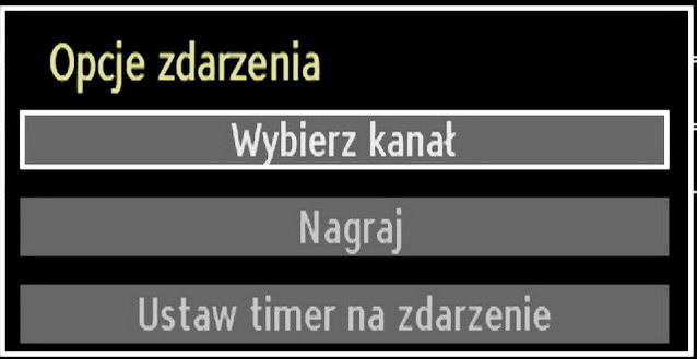 Uwaga: Przełączanie pomiędzy różnymi audycjami lub źródłami nie jest dostępne w czasie nagrywania.