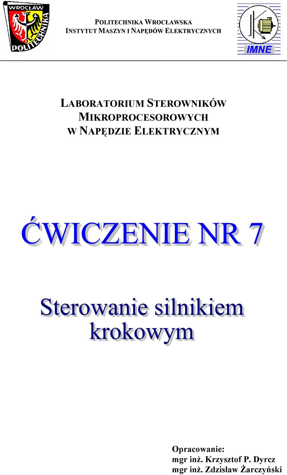 MIKROPROCESOROWYCH W NAPĘDZIE ELEKTRYCZNYM