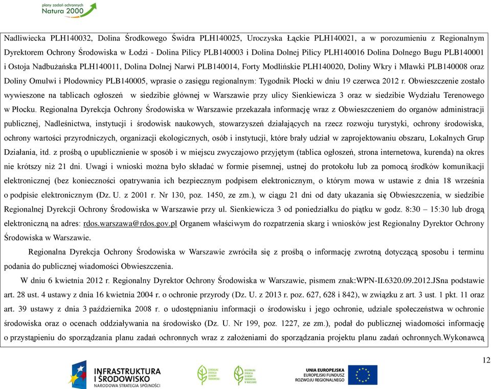 Płodownicy PLB140005, wprasie o zasięgu regionalnym: Tygodnik Płocki w dniu 19 czerwca 2012 r.