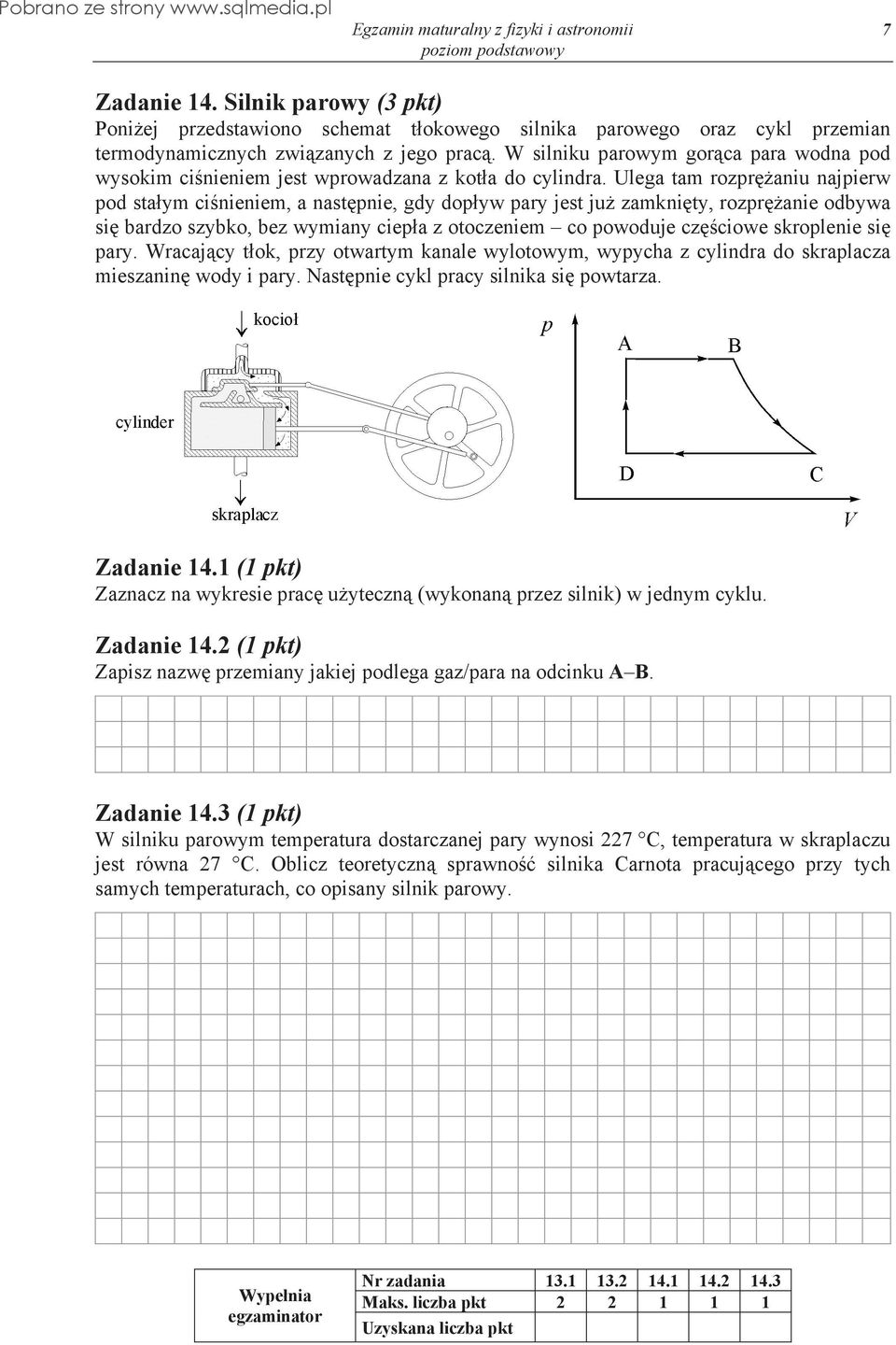 Ulega tam rozpr aniu najpierw pod sta ym ci nieniem, a nast pnie, gdy dop yw pary jest ju zamkni ty, rozpr anie odbywa si bardzo szybko, bez wymiany ciep a z otoczeniem co powoduje cz ciowe