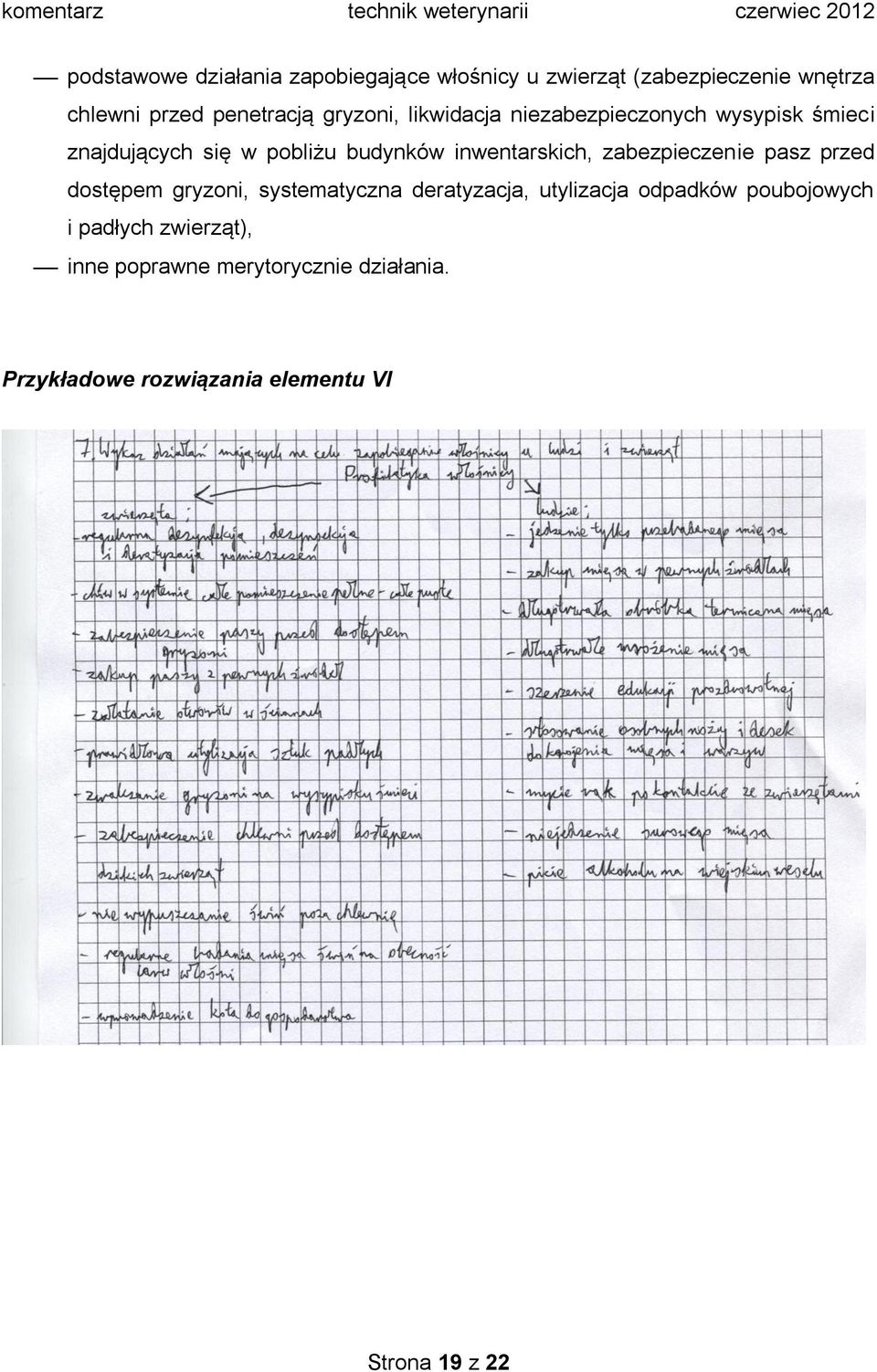 zabezpieczenie pasz przed dostępem gryzoni, systematyczna deratyzacja, utylizacja odpadków poubojowych i