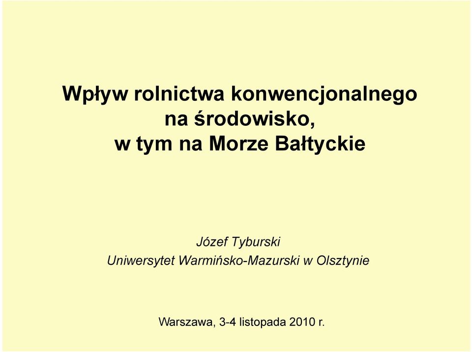 Józef Tyburski Uniwersytet