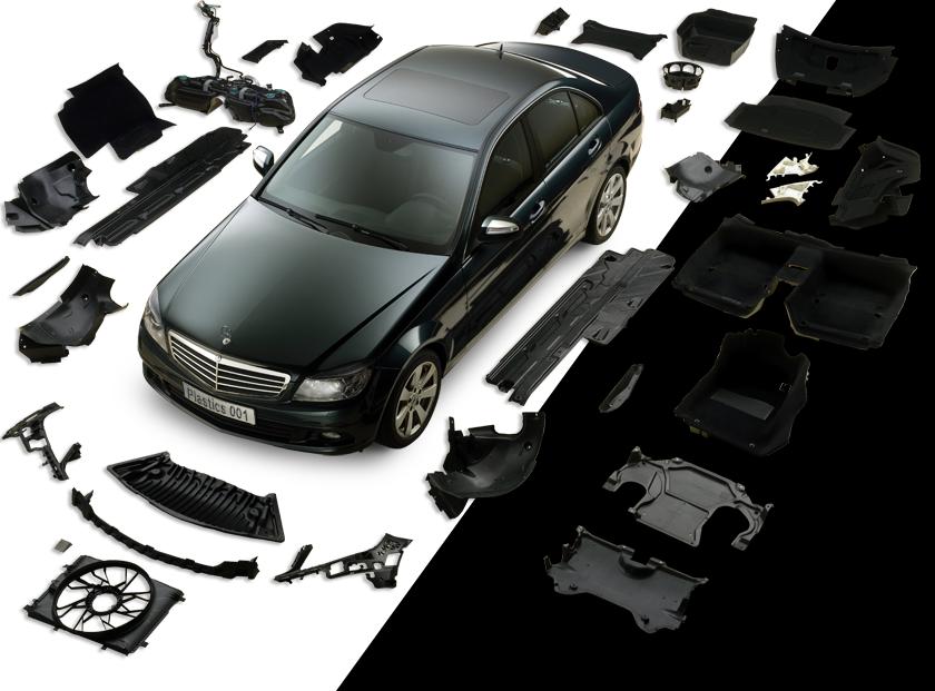 Poliamid - Motoryzacja Wyjątkowe właściwości materiałów polimerowych sprawiają, że w samochodzie można je znaleźć