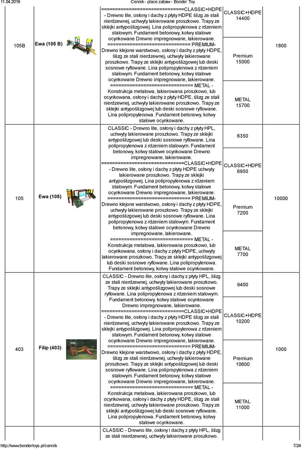 Trapy ze sklejki antypoślizgowej. Lina polipropylenowa z rdzeniem ============================== - antypoślizgowej lub deski sosnowe ryflowane.