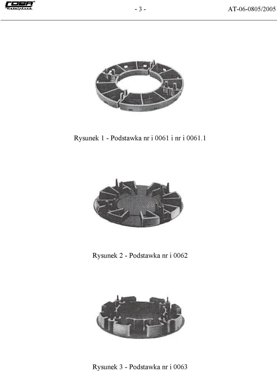 0061.1 Rysunek 2 - Podstawka nr