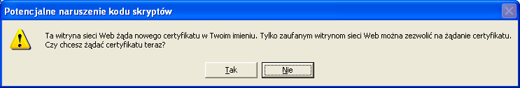 umożliwiający wybranie miejsca generowania kluczy. Należy wybrać pozycję Na tym komputerze.