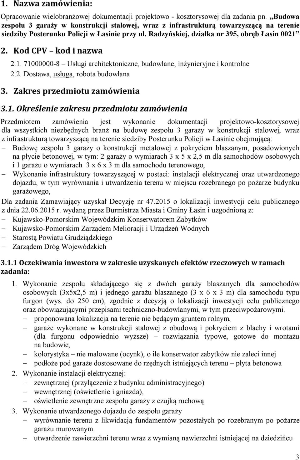 Kod CPV kod i nazwa 2.1.