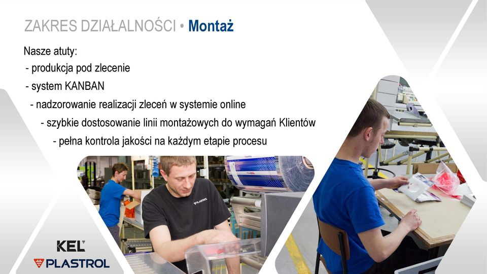 systemie online - szybkie dostosowanie linii montażowych do