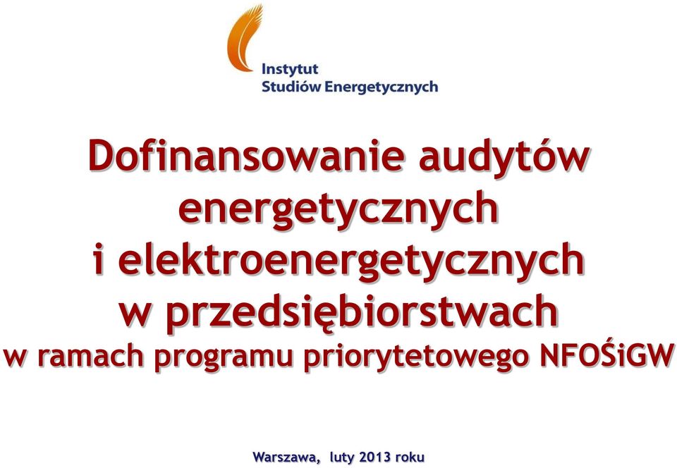 przedsiębiorstwach w ramach programu