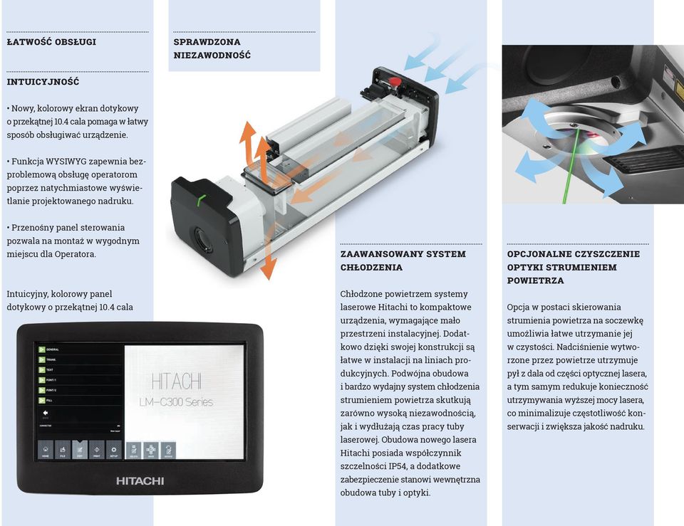 Intuicyjny, kolorowy panel dotykowy o przekątnej 10.