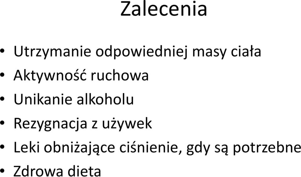 alkoholu Rezygnacja z używek Leki