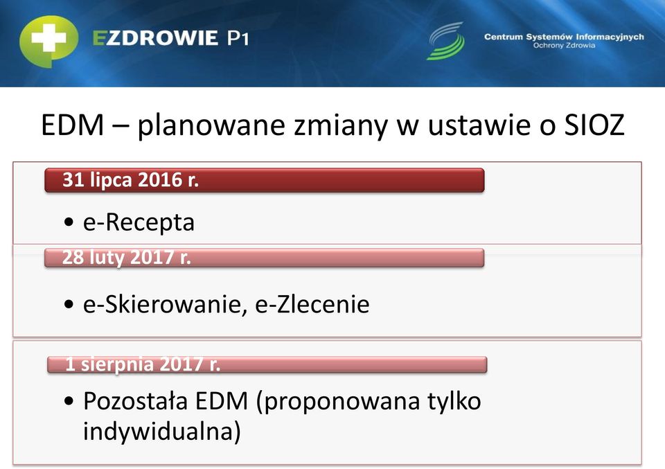 e-skierowanie, e-zlecenie 1 sierpnia 2017