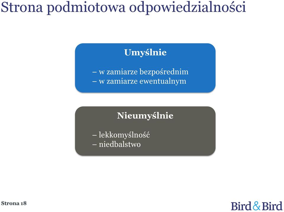 zamiarze bezpośrednim w zamiarze