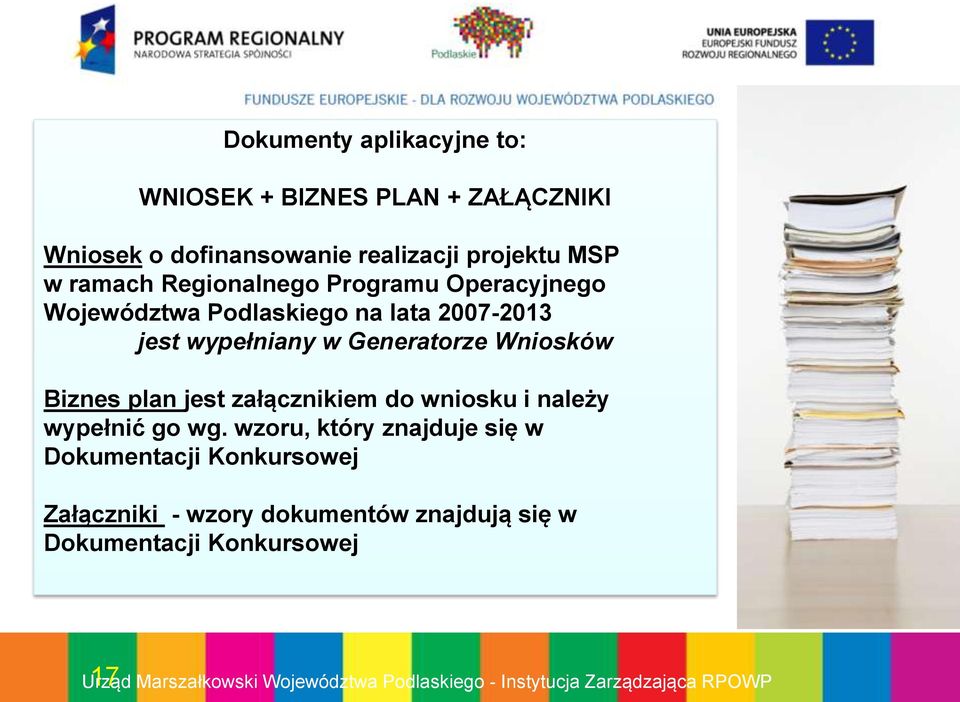 plan jest załącznikiem do wniosku i należy wypełnić go wg.