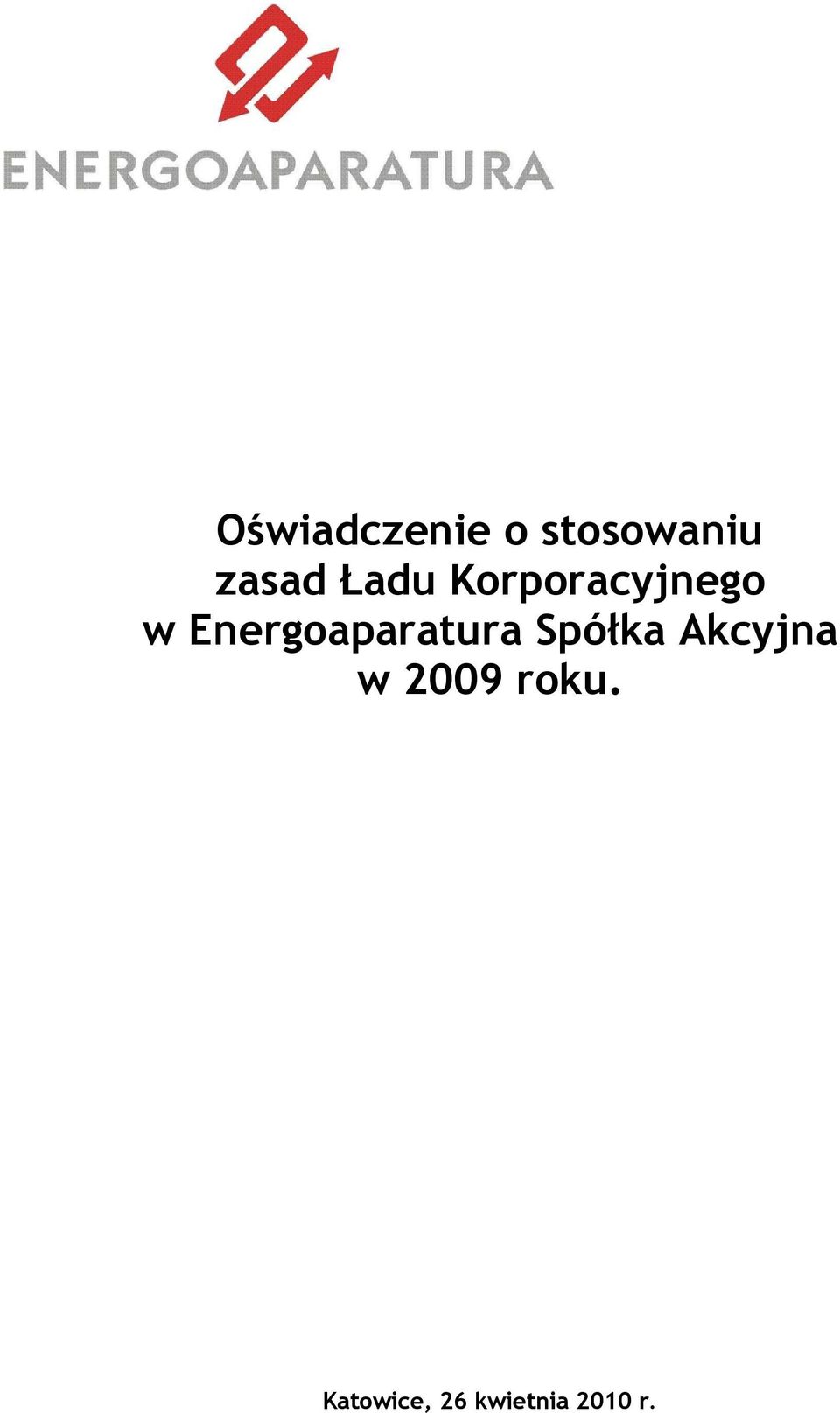 Energoaparatura Spółka Akcyjna