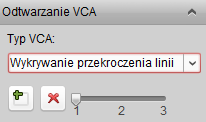 Poniżej prawidłowo wyszukane zdarzenie: Pamiętać jednak należy, że wykryte zostaną wszystkie obiekty naruszające obszar np.