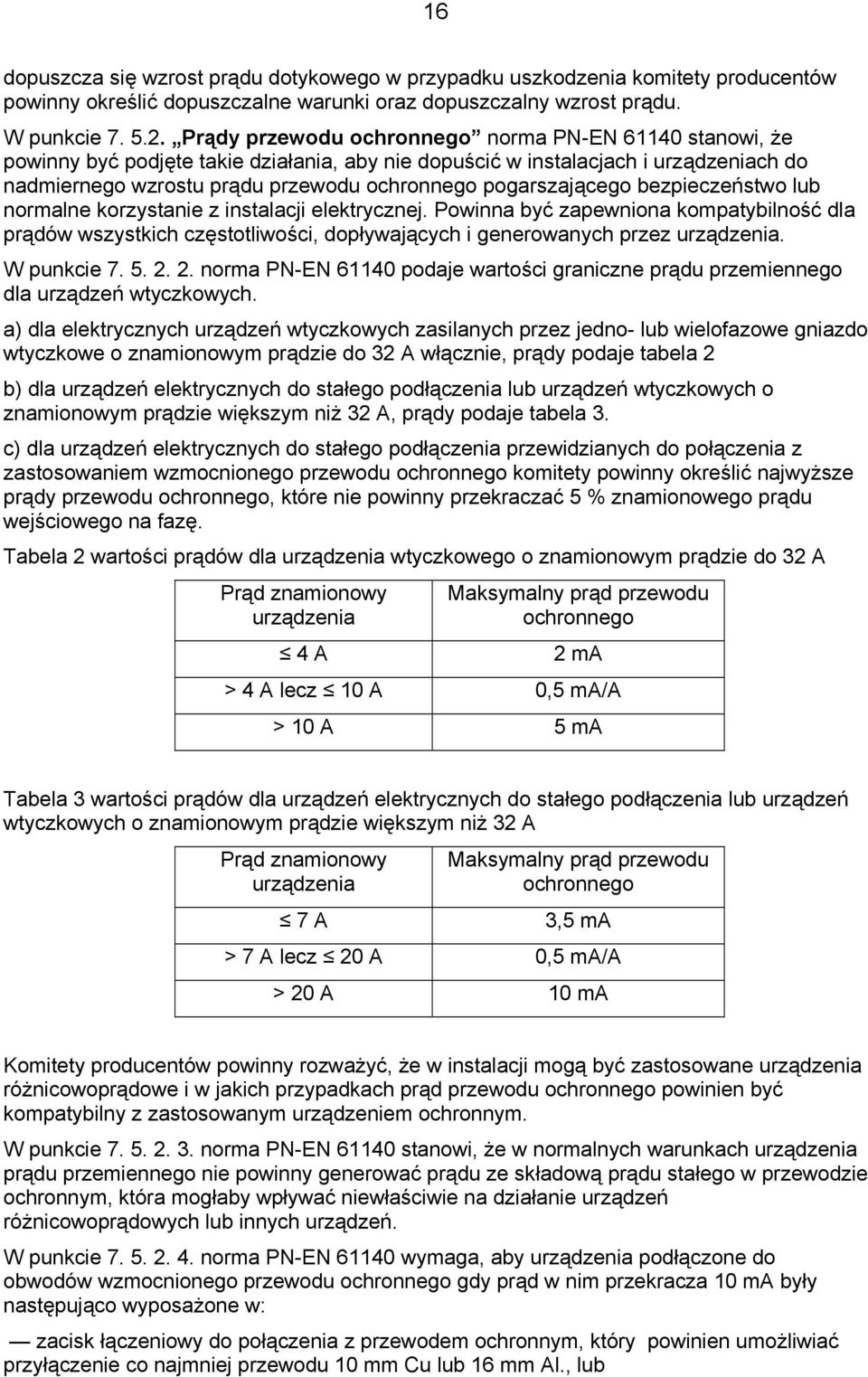 pogarszającego bezpieczeństwo lub normalne korzystanie z instalacji elektrycznej.