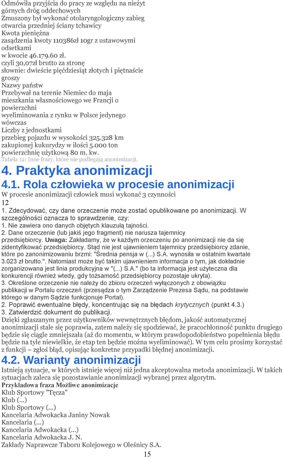 czyli 30,07zł brutto za stronę słownie: dwieście pięćdziesiąt złotych i piętnaście groszy Nazwy państw Przebywał na terenie Niemiec do maja mieszkania własnościowego we Francji o powierzchni