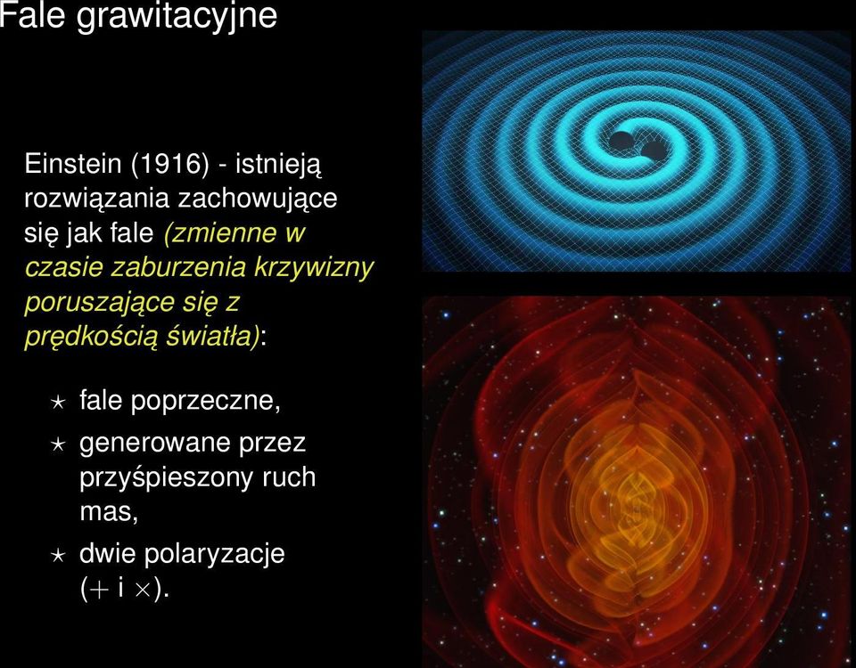 krzywizny poruszajace sie z predko scia s wiatła):?