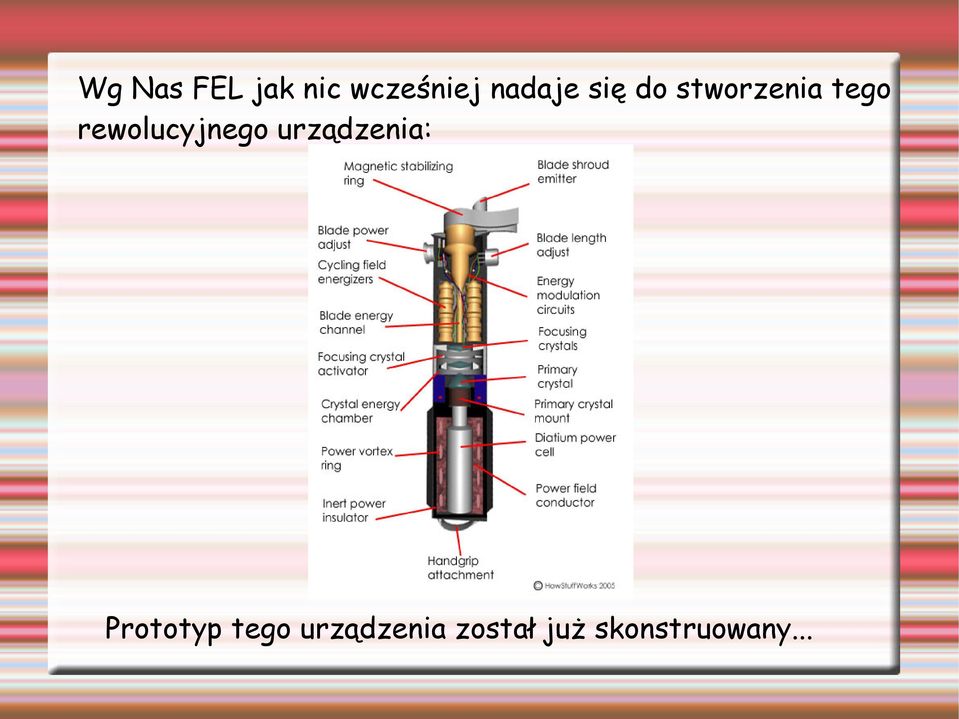 rewolucyjnego urządzenia: Prototyp