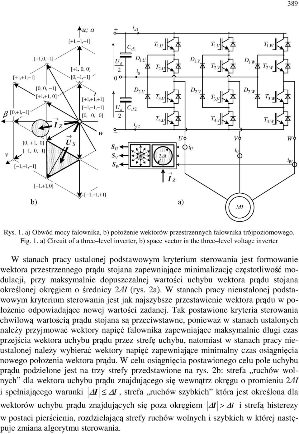 D.V D. W T 3. T 3.V i d T 4. I I Z T 4.V T.W T 3.W T 4.W V W i i V i W a) MI Rys. 1.