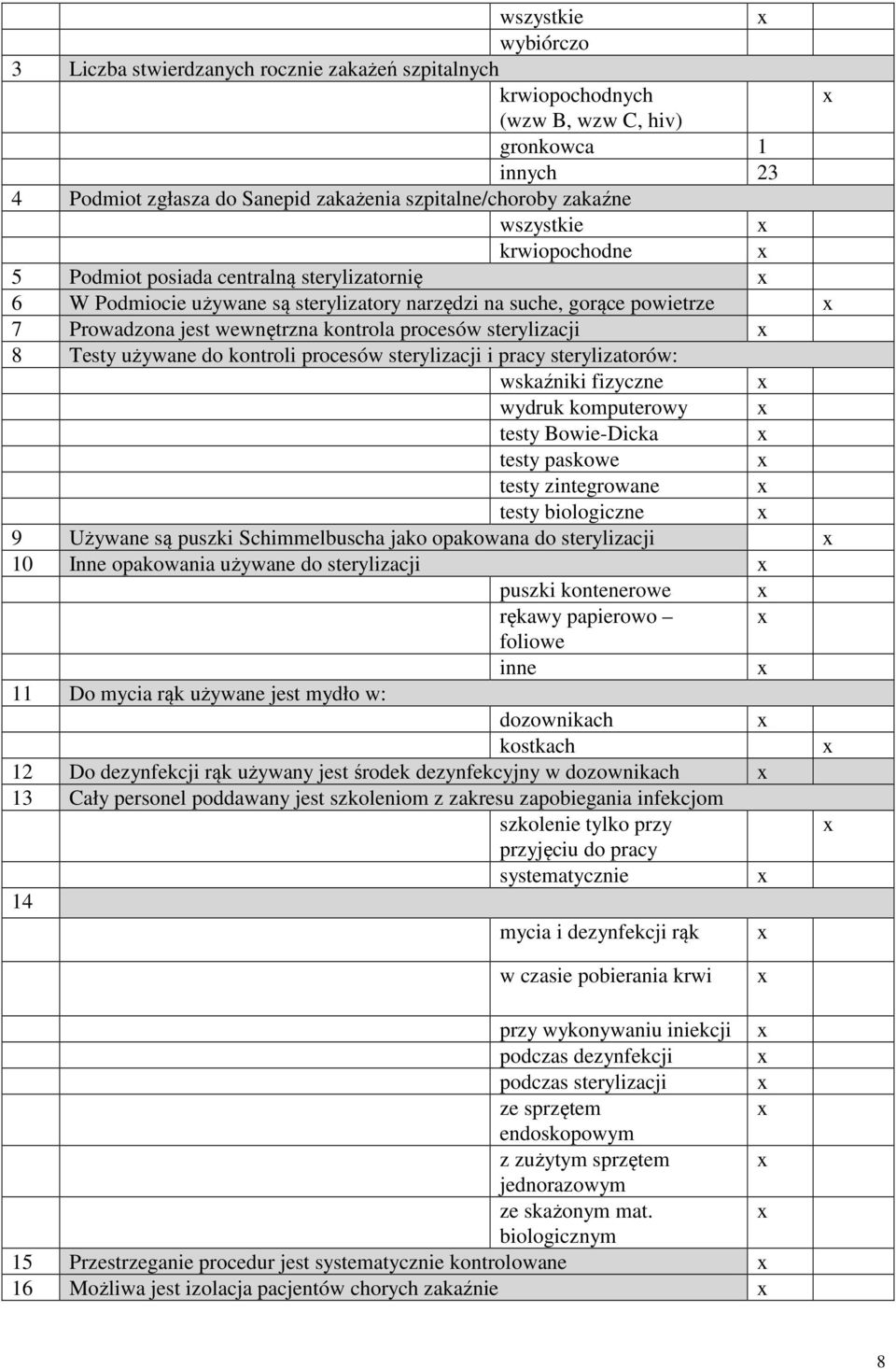 sterylizacji 8 Testy używane do kontroli procesów sterylizacji i pracy sterylizatorów: wskaźniki fizyczne wydruk komputerowy testy Bowie-Dicka testy paskowe testy zintegrowane testy biologiczne 9