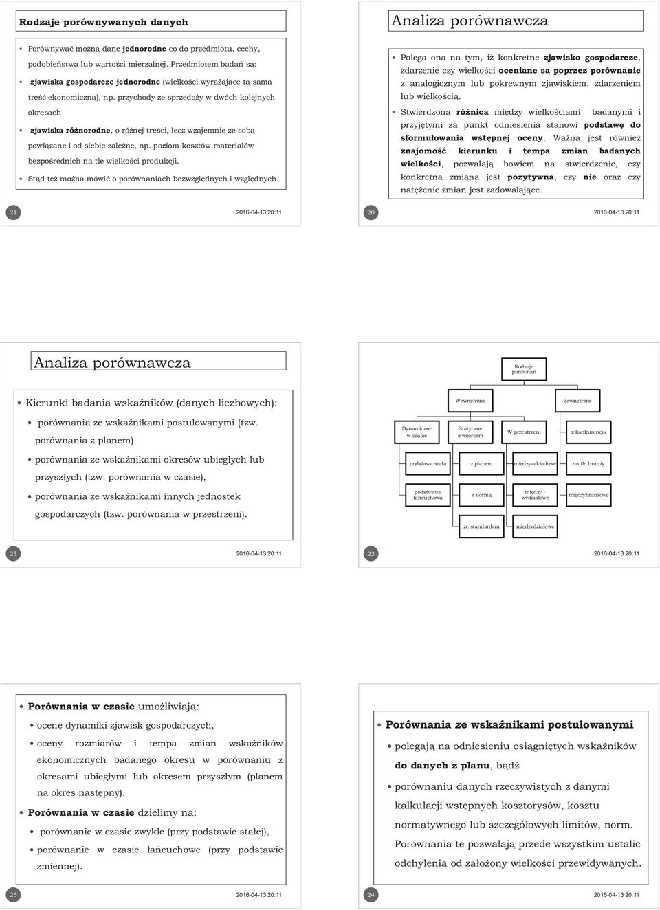 przychody ze sprzedaży w dwóch kolejnych Polega ona na tym, iż konkretne zjawisko gospodarcze, zdarzenie czy wielkości oceniane są poprzez porównanie z analogicznym lub pokrewnym zjawiskiem,